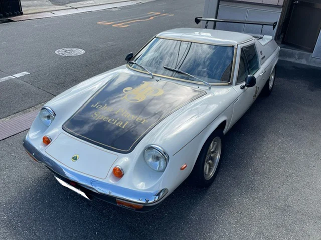 ‘‘73ロータスヨーロッパスペシャル ホワイトJPS 左ハンドル D車