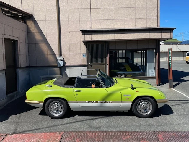 ‘71ロータスエラン スプリント DHC（オープン）右ハンドル ピスタチオグリーン