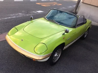 71ロータスエラン スプリント DHC（オープン）右ハンドル ピスタチオグリーン