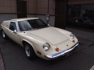 73ロータス ヨーロッパ スペシャルオールドイングリッシュホワイトJPS 左ハンドル