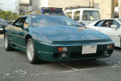 89 ロータスエスプリターボ SE 右ハンドルブリティッシュレーシンググリーン（ソリッドカラー）
