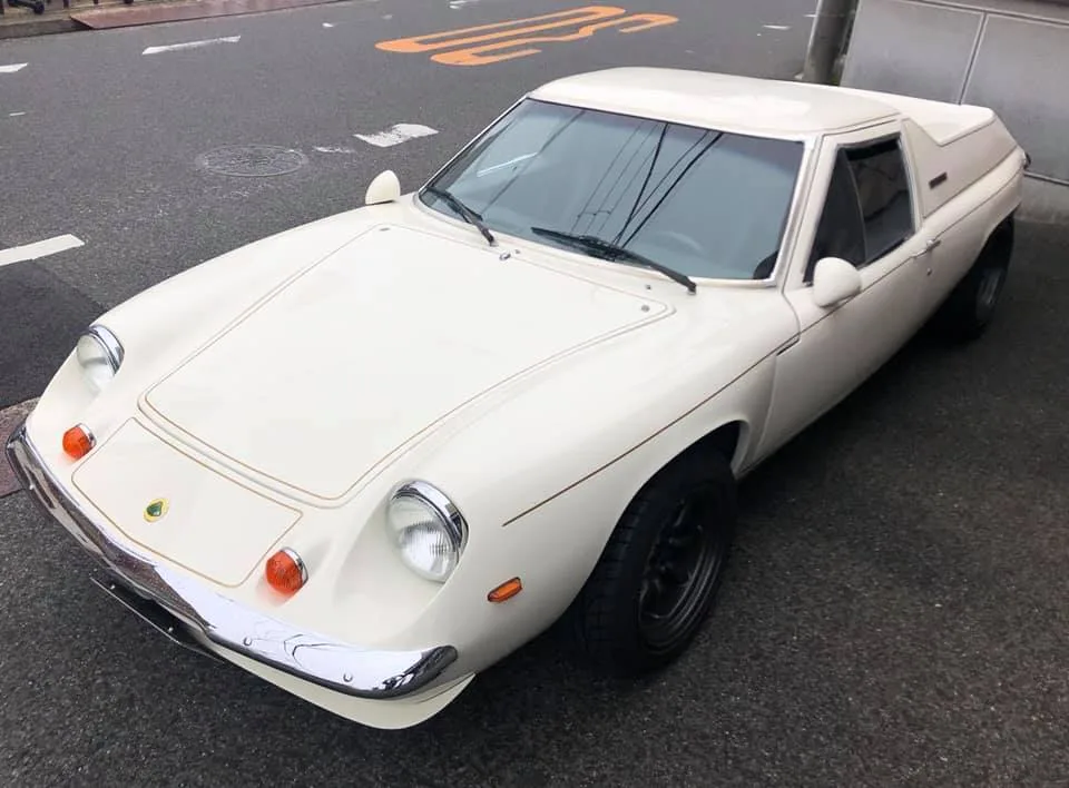 74 ロータス ヨーロッパ スペシャル オールドイングリッシュホワイトJPS ブリスターフェンダー 左ハンドル